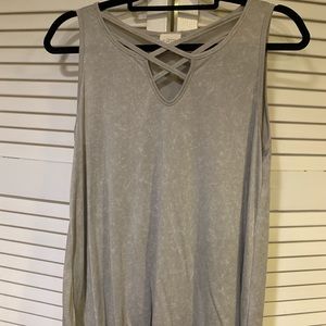 Olive tank top